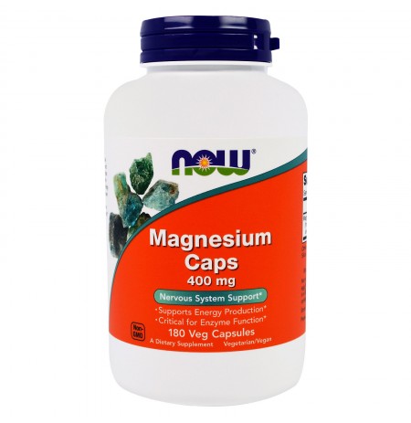 Now Foods Magnesium 400 mg (180 kapszula) 