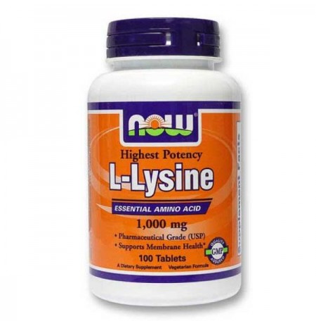 Now Foods L-Lysine 500 mg (100 kapszula)
