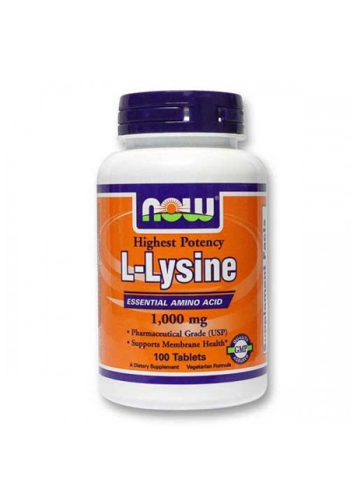 Now Foods L-Lysine 500 mg (100 kapszula)